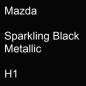 Preview: Mazda, Sparkling Black Metallic, H1.